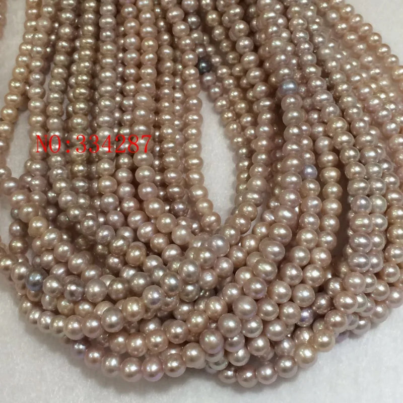 Light Purple 6-7mm Baroque Cultured Freshwater Pearl Loose Bead