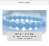 Natural AA Angelite Bracelet 6mm 8mm 10mm 12mm Round Gemstone Beads