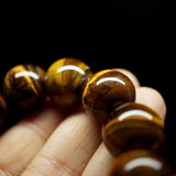 Natural AA Tiger Eye Bracelet 6mm 8mm 10mm 12mm Round Gemstone Beads
