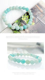 Natural Amazonite Bracelet 6-12mm Round Gemstone Beads