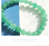 Natural Green Aventurine Bracelet 6mm 8mm 10mm 12mm Round Gemstone Beads