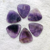 Amethyst Crystal Guitar Pick, Natural Stone Finger Pick