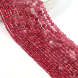 Tiny Red Ruby Stone Beads for Jewelry Making