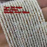 Natural Freshwater Pearl Rice Shape Spacer Beads for Jewelry Making