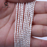 AA 2-3mm Rice Shape Freshwater Pearl Strand