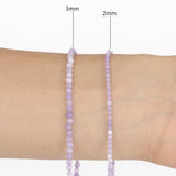 2/3mm Purple Angelite Stone Beads, Spacer Beads for Jewelry DIY