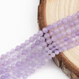 2/3mm Purple Angelite Stone Beads, Spacer Beads for Jewelry DIY