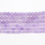 2/3mm Purple Angelite Stone Beads, Spacer Beads for Jewelry DIY