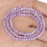 2/3mm Purple Angelite Stone Beads, Spacer Beads for Jewelry DIY
