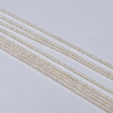 2.5-3mm Natural Freshwater Flat Pearls Beads Strand Jewelry Making
