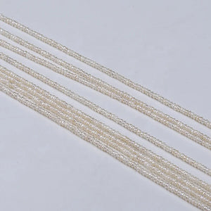 2.5-3mm Freshwater Flat Pearls Bead String Strand for Jewelry Making