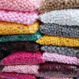 200 Mixed Pompom Plush Pom Poms DIY Sewing Decoration 10/15/20/25/30 MM