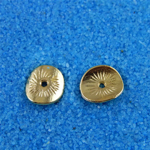 200PCS Round Small Metal Jewelry Making Beads Crafts Scrapbooking Accessory