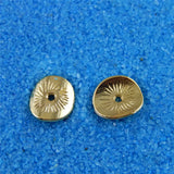200PCS Round Small Metal Jewelry Making Beads Crafts Scrapbooking Accessory