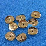 200PCS Round Small Metal Jewelry Making Beads Crafts Scrapbooking Accessory