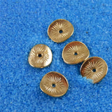 200PCS Round Small Metal Jewelry Making Beads Crafts Scrapbooking Accessory
