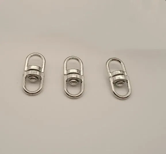 200pcs 19x8mm Eight-Shaped Buckle Key Chain Connection Diy Jewelry Accessories