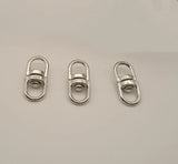 200pcs 19x8mm Eight-Shaped Buckle Key Chain Connection Diy Jewelry Accessories