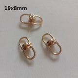 200pcs 19x8mm Eight-Shaped Buckle Key Chain Connection Diy Jewelry Accessories