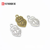 200pcs Cross Shield Pendant Christian Religious Rosary Centerpiece Charms