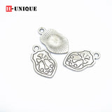 200pcs Cross Shield Pendant Christian Religious Rosary Centerpiece Charms