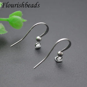 200pcs Nickel French Earrings Hooks 15mm for DIY Jewelry Making