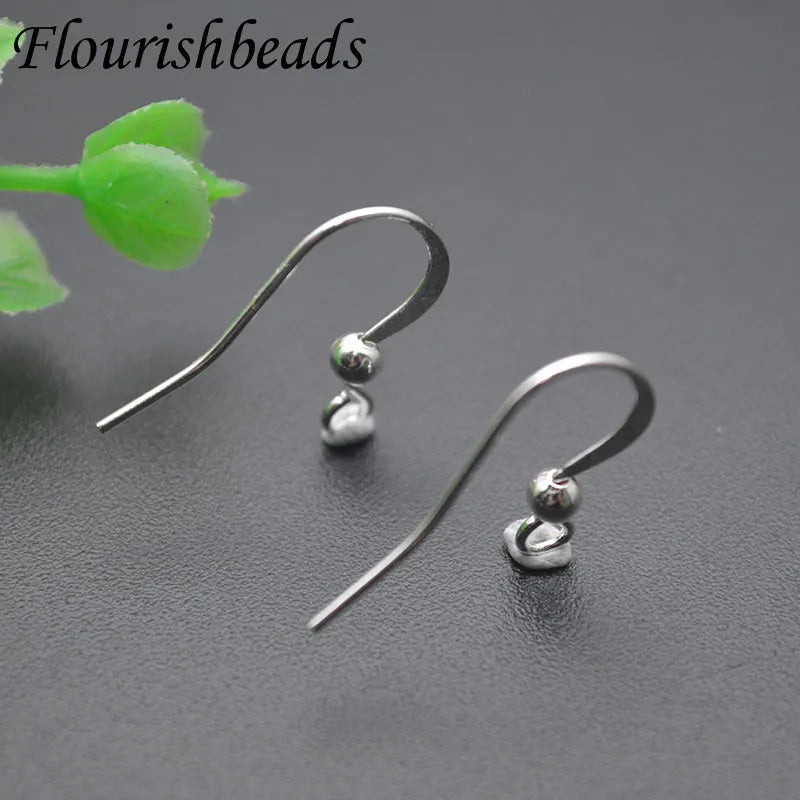 200pcs Nickel French Earrings Hooks 15mm for DIY Jewelry Making