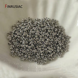 200pcs 2-3mm Crimp Beads 18K Plated DIY Jewelry Making Supplies