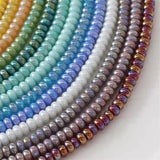 200pcs 8mm Glass Abacus Beads DIY Jewelry Accessory