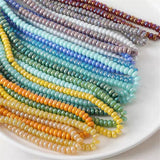 200pcs 8mm Glass Abacus Beads DIY Jewelry Accessory