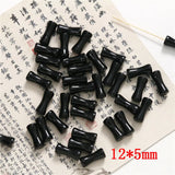 200pcs Bamboo Joint Shape Resin Beads for DIY Jewelry Earrings