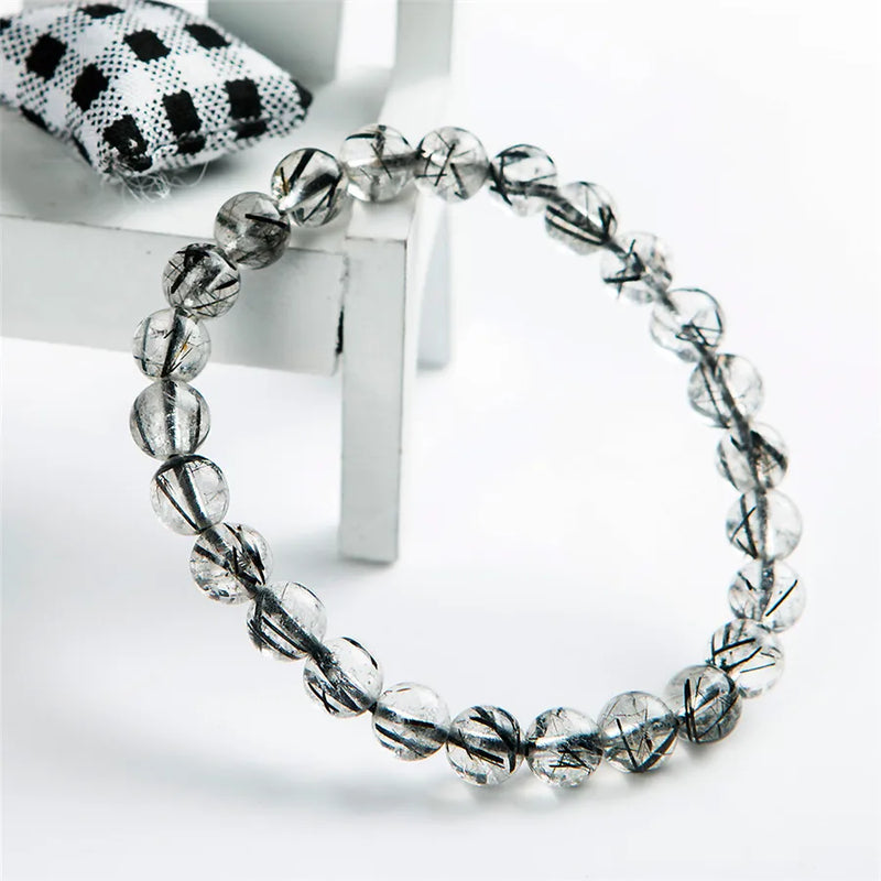 Rutilated Quartz Crystal Bracelet for Women