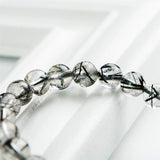 Rutilated Quartz Crystal Bracelet for Women