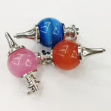 Cat's Eye Stone Pendants for Necklaces Jewelry Making