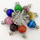 Cat's Eye Stone Pendants for Necklaces Jewelry Making