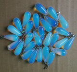 Opal Water Drop Natural Stone Charms Pendants 50pcs/lot