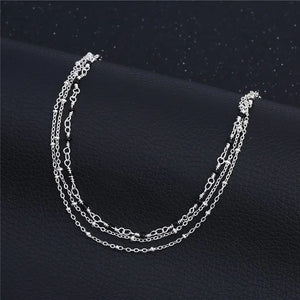Silver Bracelet Anklet Foot Jewelry Women Ankle Leg Chain