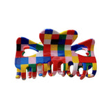 Acetate Check Classic Hair Clip Claw