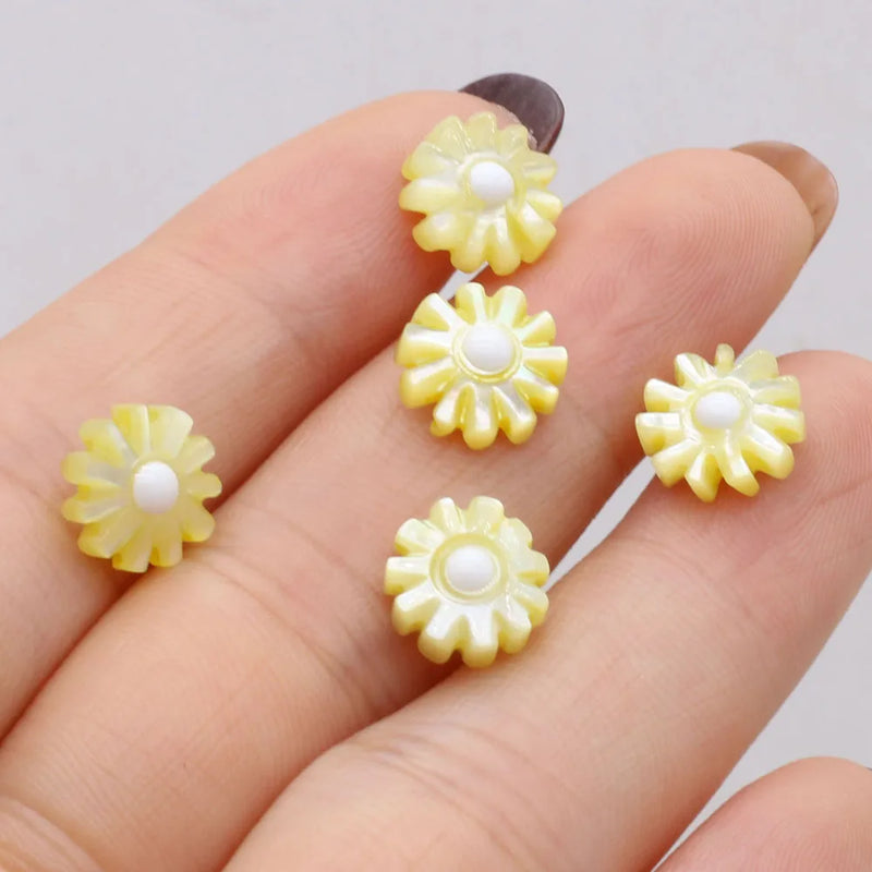 20PCS Shell Sunflower Bead Multicolor DIY Jewelry Set