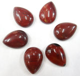 20PCS Cherry Quartz Water Drop Cabochons for DIY Jewelry Making