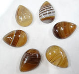 20PCS Cherry Quartz Water Drop Cabochons for DIY Jewelry Making
