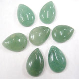20PCS Water Drop Quartz Crystal Natural Stone Cabochons 25*18MM