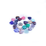20Pcs Heart Stone Charm Pendant for Jewelry Making 16MM 20MM
