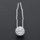 20Pcs Crystal Ball Wedding Hair Pins Clips Bridesmaid Jewelry