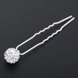 20Pcs Crystal Ball Wedding Hair Pins Clips Bridesmaid Jewelry