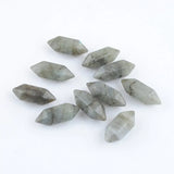 20Pcs Labradorite Stone Pendant Beads Hexagonal Healing Chakra