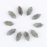 20Pcs Labradorite Stone Pendant Beads Hexagonal Healing Chakra