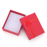 20Pcs Paper Bracelet Box 7x9cm Wedding Earrings Jewelry Necklace Packaging