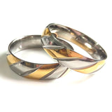 20Pcs 6mm Stainless Steel Rings Wedding Band Party Gift