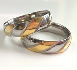 20Pcs 6mm Stainless Steel Rings Wedding Band Party Gift
